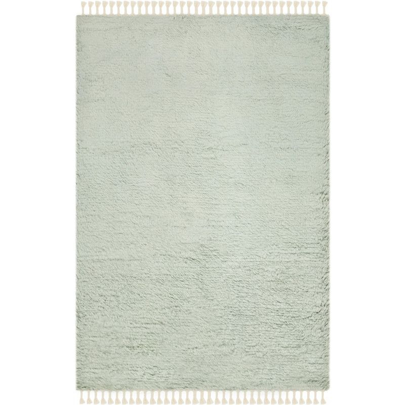 Casablanca CSB150 Hand Knotted Indoor Area Rug - Blue - 4'x6' - Safavieh