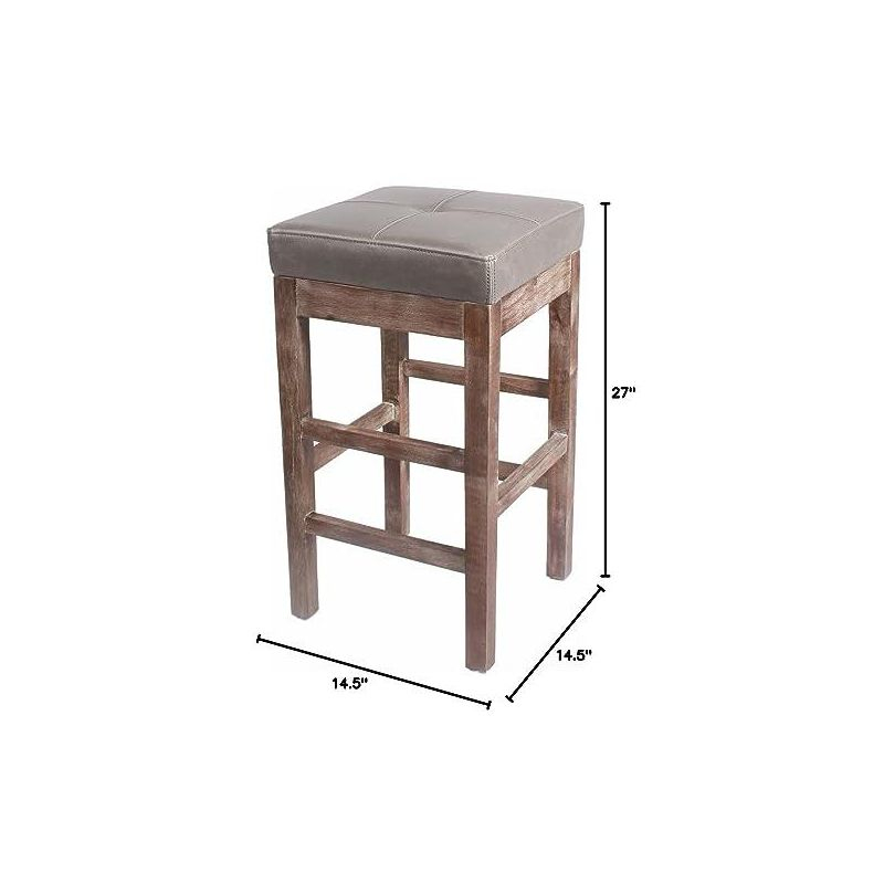 New Pacific Direct Valencia Bonded Leather Counter Stool