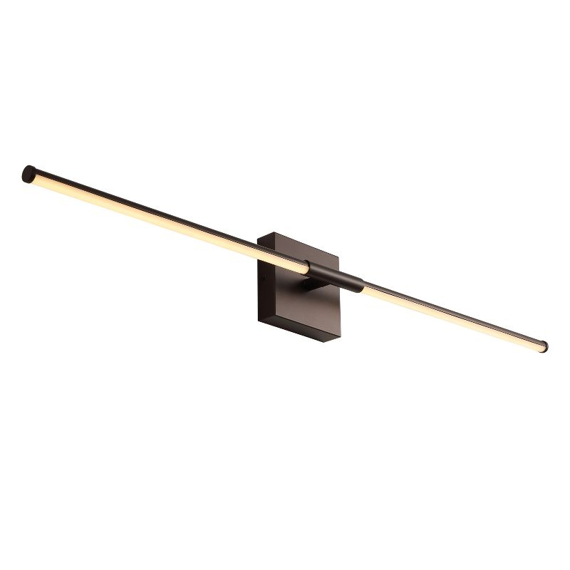 JONATHAN Y Makena 16.25" Modern Minimalist Dimmable Integrated LED Metal Wall Sconce, Oil Rubbed Bronze