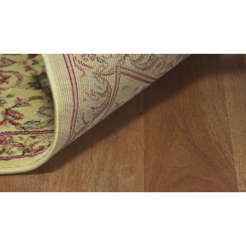 Lyndhurst LNH322 Power Loomed Area Rug - Ivory/Ivory - 5'3"x7'6" - Safavieh.