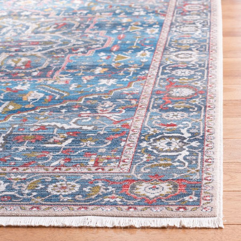 Vintage Persian VTP479 Power Loomed Area Rug - Blue/Ivory - 8'x10' - Safavieh.
