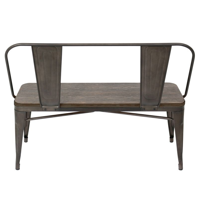 Oregon Industrial Dining/Entryway Bench - Lumisource