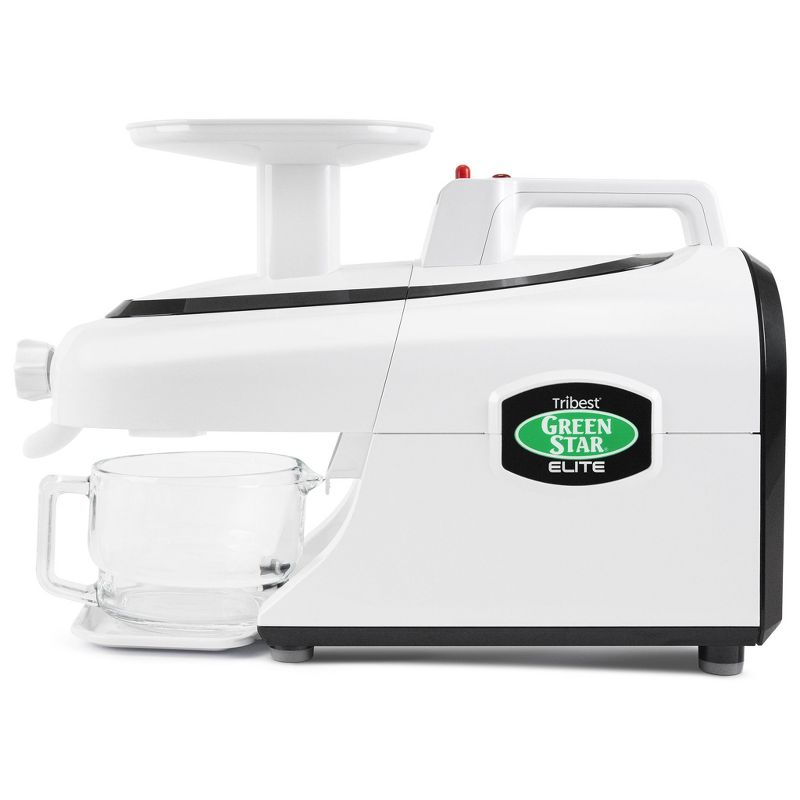 Tribest Greenstar Elite Jumbo Twin Gear Slow Masticating Juicer – White