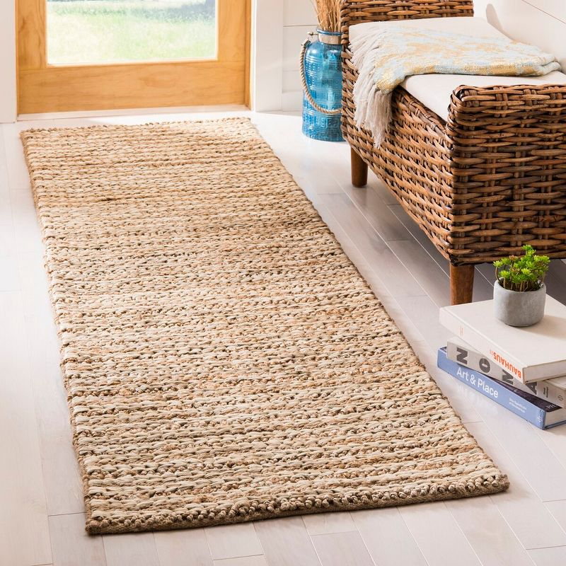 Natural Fiber NF653 Hand Woven Indoor Runner Rug - Natural - 2'3"x10' - Safavieh.