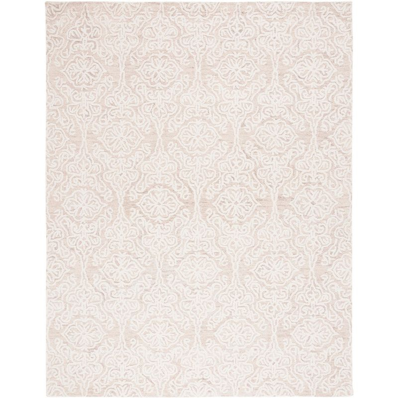 Blossom BLM112 Hand Tufted Indoor Area Rug - Beige/Ivory - 8'x10' - Safavieh