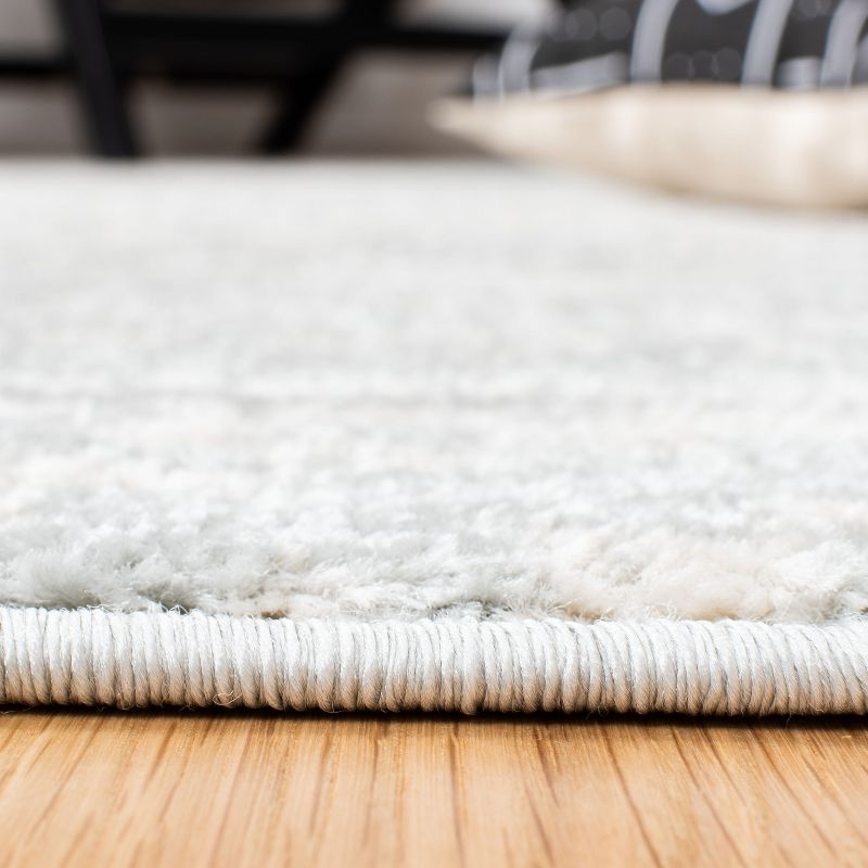 Tulum TUL272 Power Loomed Area Rug - Light Grey/Ivory - 6'7"x6'7" - Safavieh.