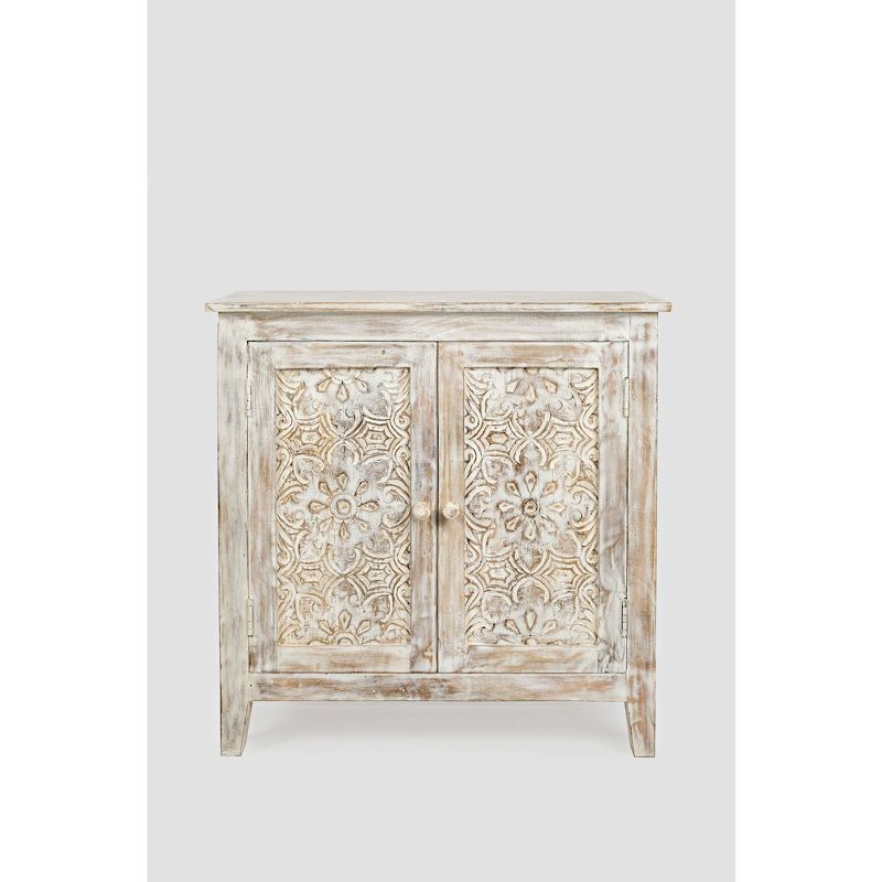 Jofran, Global Archive Hand Carved 32" Accent Chest