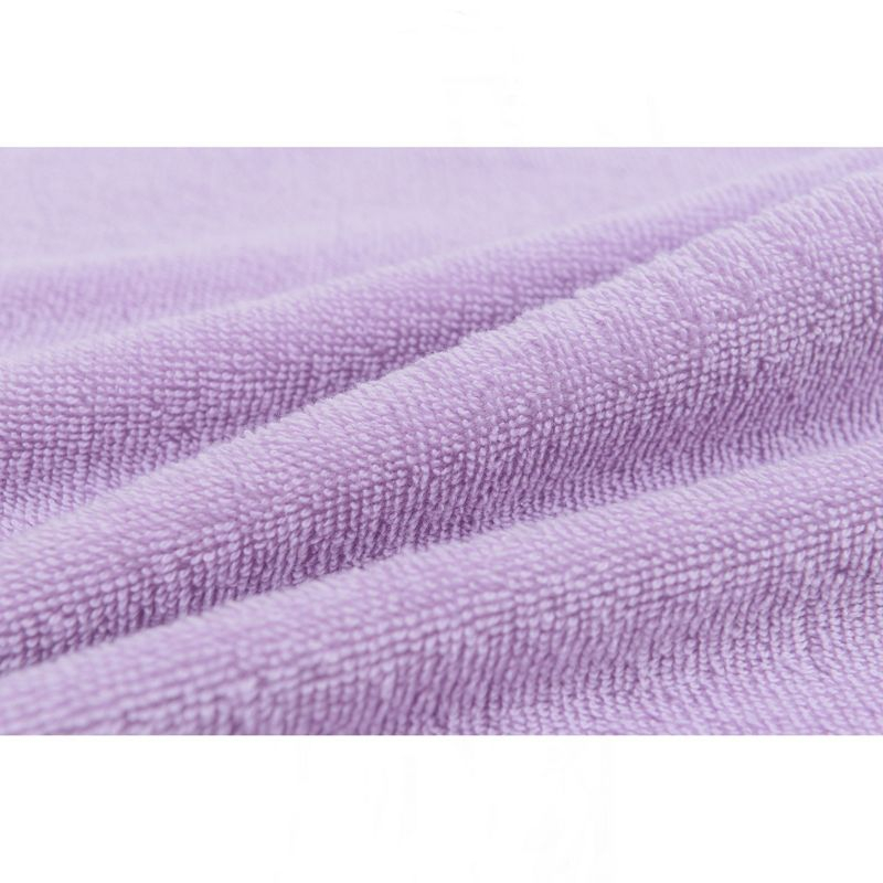 Alpine Swiss 100% Cotton Towel Set 2 Piece Soft and Absorbent 500 GSM Face Towels 13" x 13" Lilac