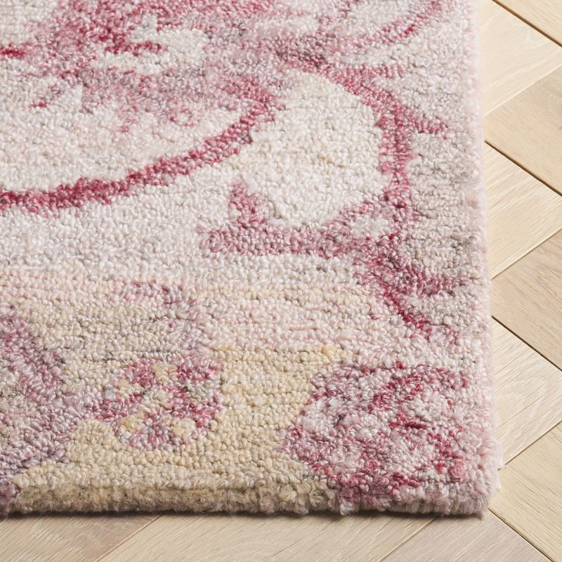 Anatolia AN401 Handmade Tufted Area Rug - Light Pink - 8' X 10' - Safavieh