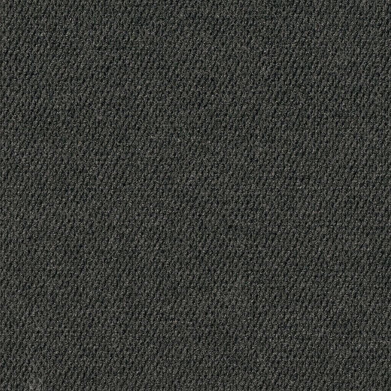18" 16pk Hobnail Carpet Tiles Black - Foss Floors: Easy Install, Indoor/Outdoor, Pet & Stain Resistant
