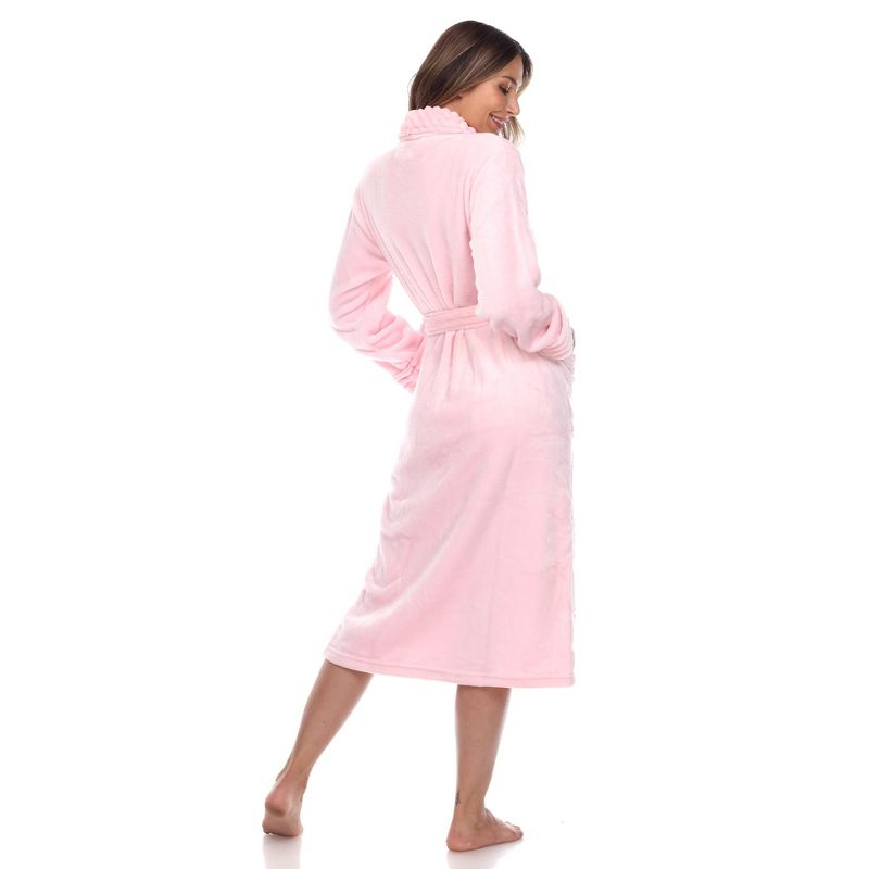 Women's Super Soft and Cozy Lounge Robe  Pink Small/Medium - White Mark