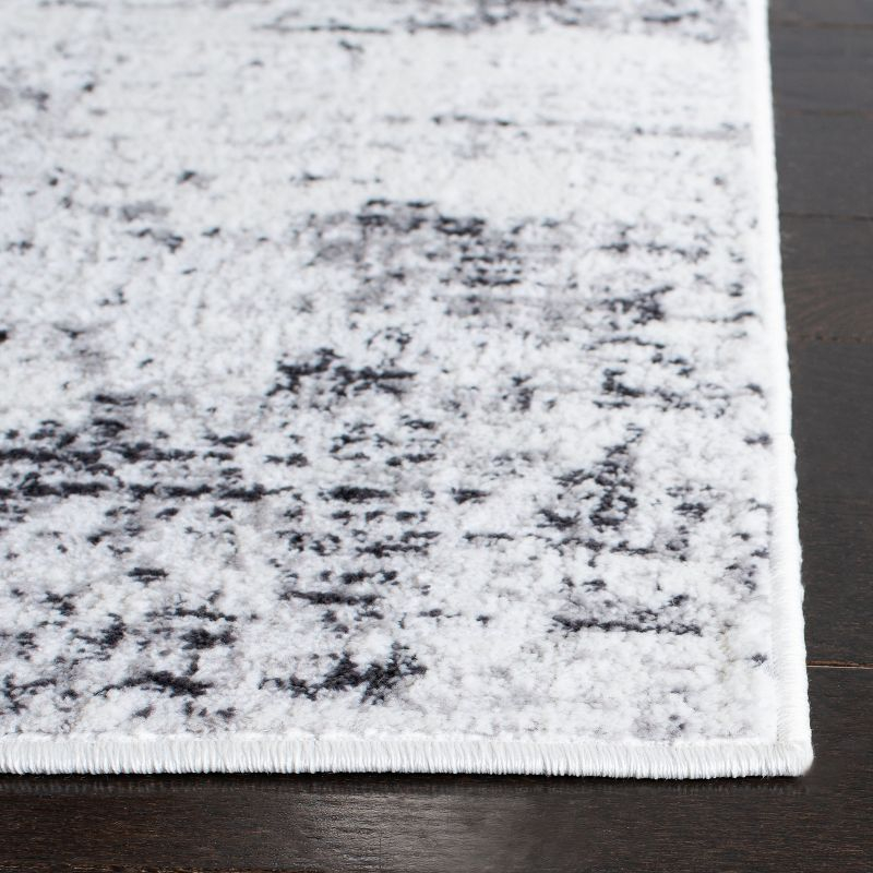 Amelia ALA700 Power Loomed Runner Rug - Ivory/Grey - 2'2"x6' - Safavieh.