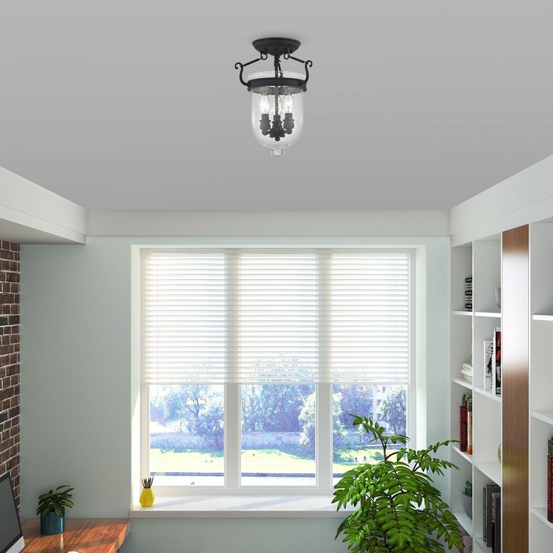 Dovecove Pierrepont Glass Semi Flush Mount