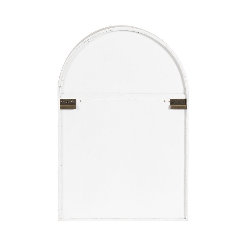Kate and Laurel Megara Arched Wall Mounted Cabinet, 16x6x24, Black