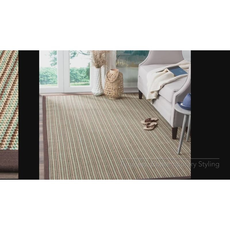Natural Fiber NF442 Power Loomed Area Rug - Tan/Tan - 4'x6' - Safavieh.