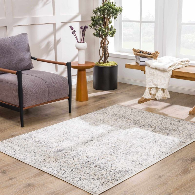 Hauteloom Rectangle Area Rug   Charcoal