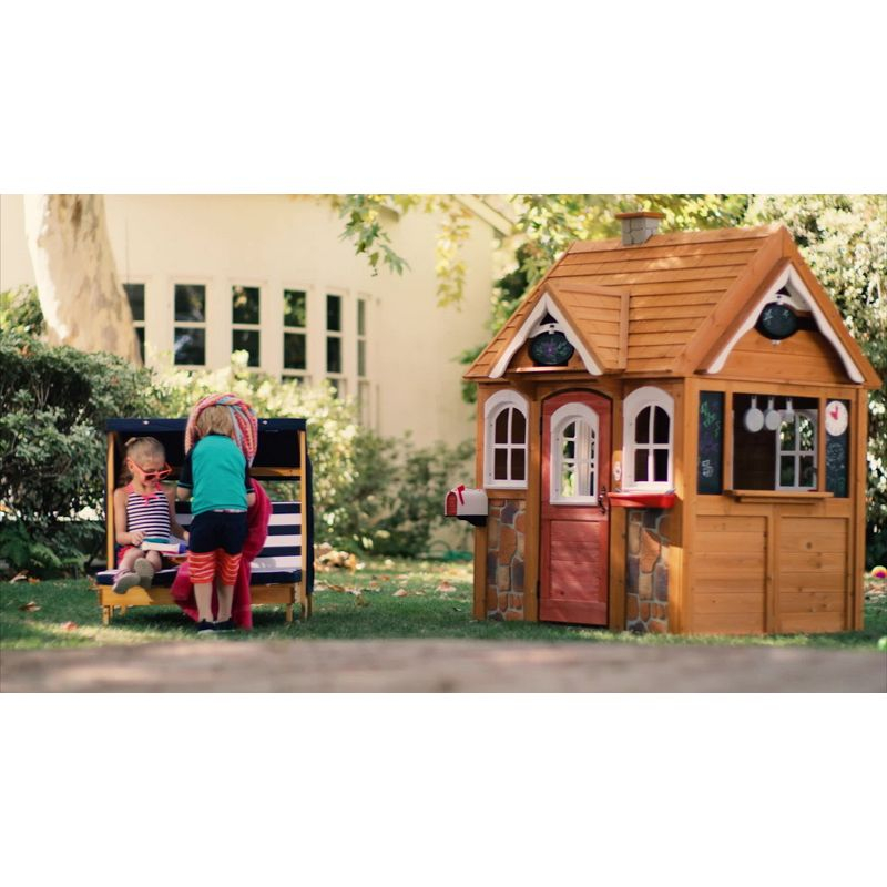 KidKraft 2-in-1 Restaurant & Delivery Wooden Play Store