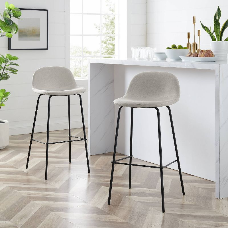 Set of 2 Riley Barstools - Crosley