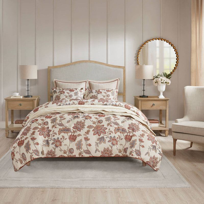 Victoria Nightstand Natural: Madison Park, Rubberwood Frame, Wood Veneer Surface, Transitional Style