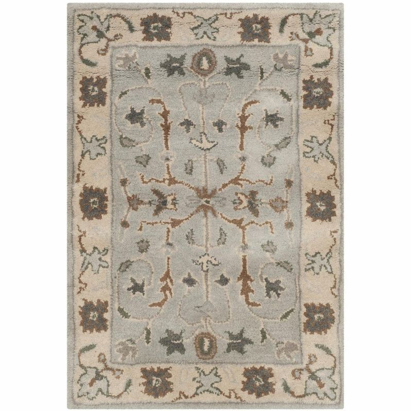 Heritage HG864 Handmade Accent Rug - 2'x3' - Green/Beige - Safavieh