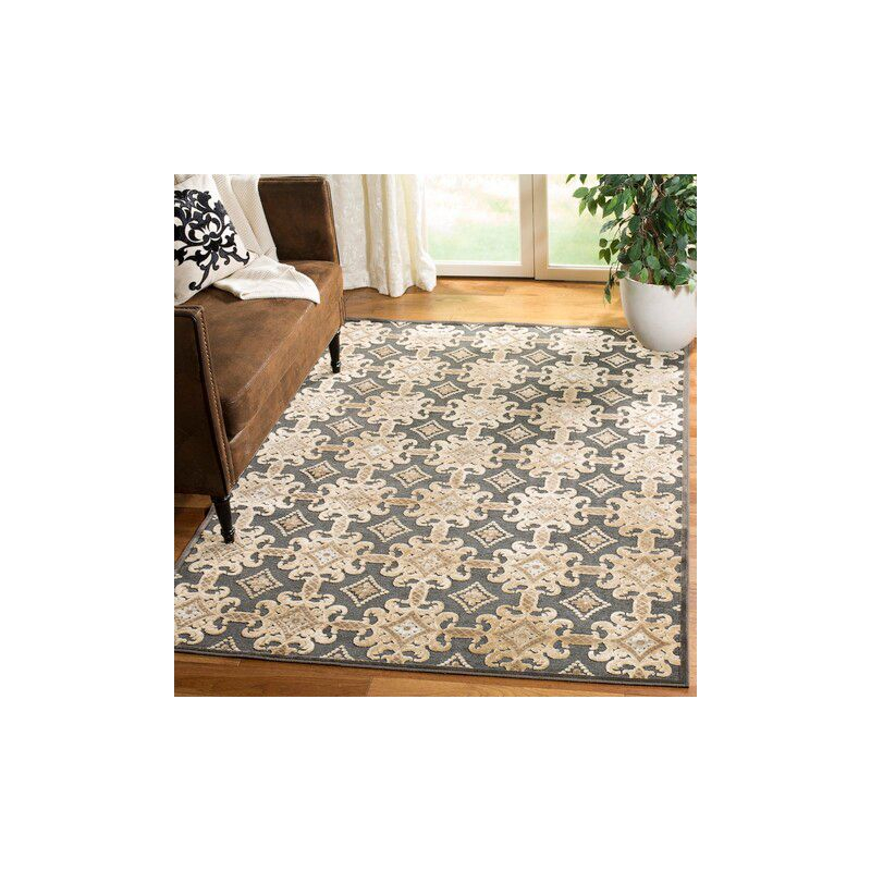 Martha Stewart Collection - MSR7430 - Indoor Power Loomed Accent Rugs - Caramel/Cream - 3'3"x5'3"