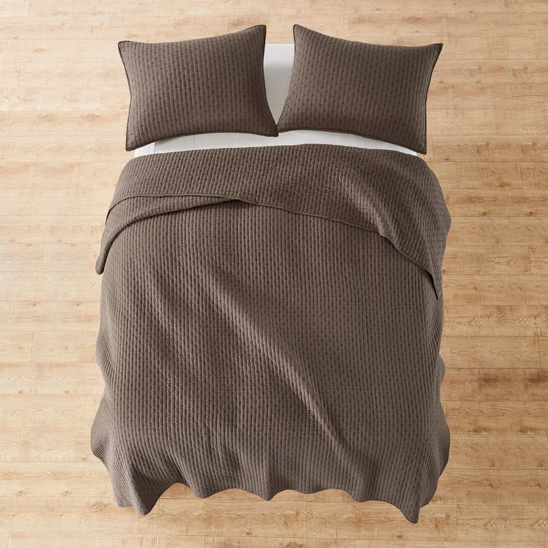 Cross Stitch Cocoa Full/Queen Quilt Set - Levtex Home