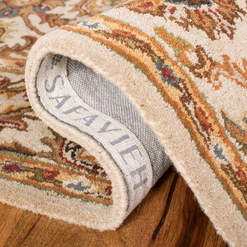 Classic CL758 Hand Tufted Accent Rug - Ivory/Ivory - 2'x3' - Safavieh.