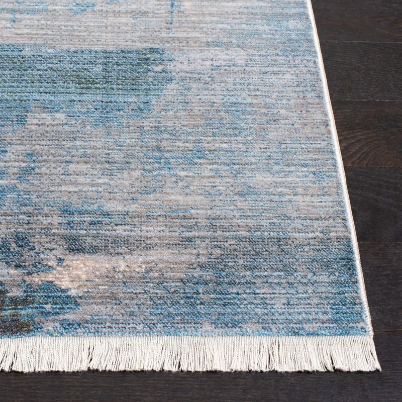 Vintage Persian VTP456 Power Loomed Area Rug - Blue/Grey - 4'x6' - Safavieh.