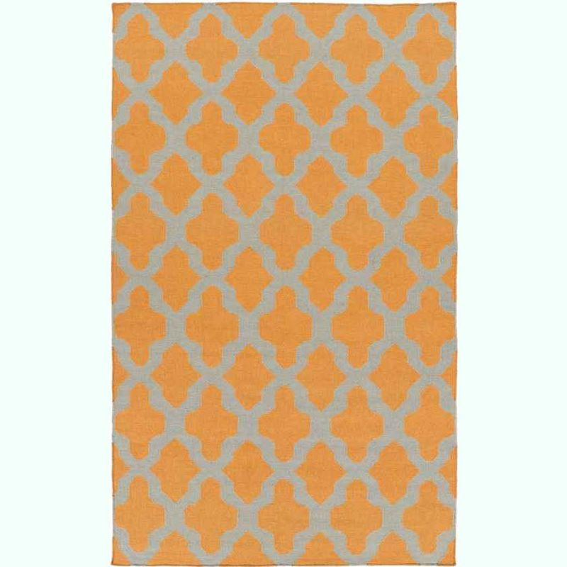 Mark & Day Woold 2'x3' Rectangle Woven Indoor Area Rugs Orange/Grey