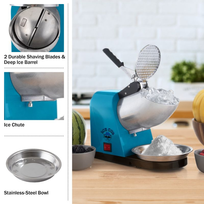Great Northern Popcorn 170W Snow cone Machine, Blue