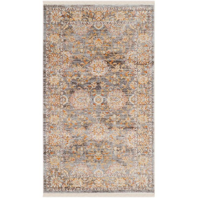 Vintage Persian VTP469 Power Loomed Indoor Accent Rug - Light Brown/Multi - 3'x5' - Safavieh