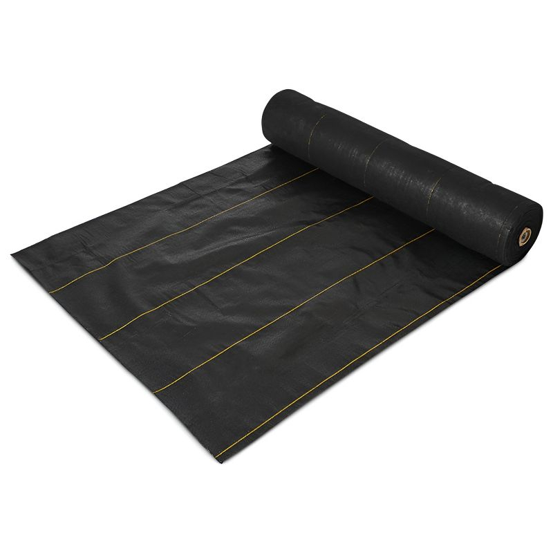 DeWitt P4 4 x 250 Feet Commercial and Home Garden Landscape Weed Block Barrier, Ideal as Fabric for Yards, Grounding Sheets, Fake Rock, or Floor Mat