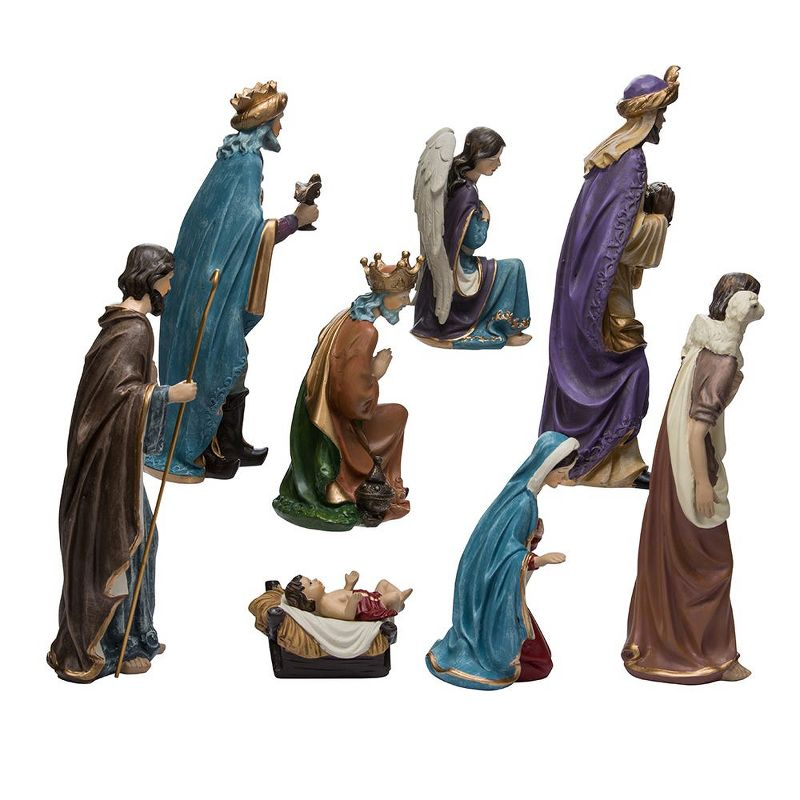 Kurt Adler 9" Nativity, 8-Piece Set