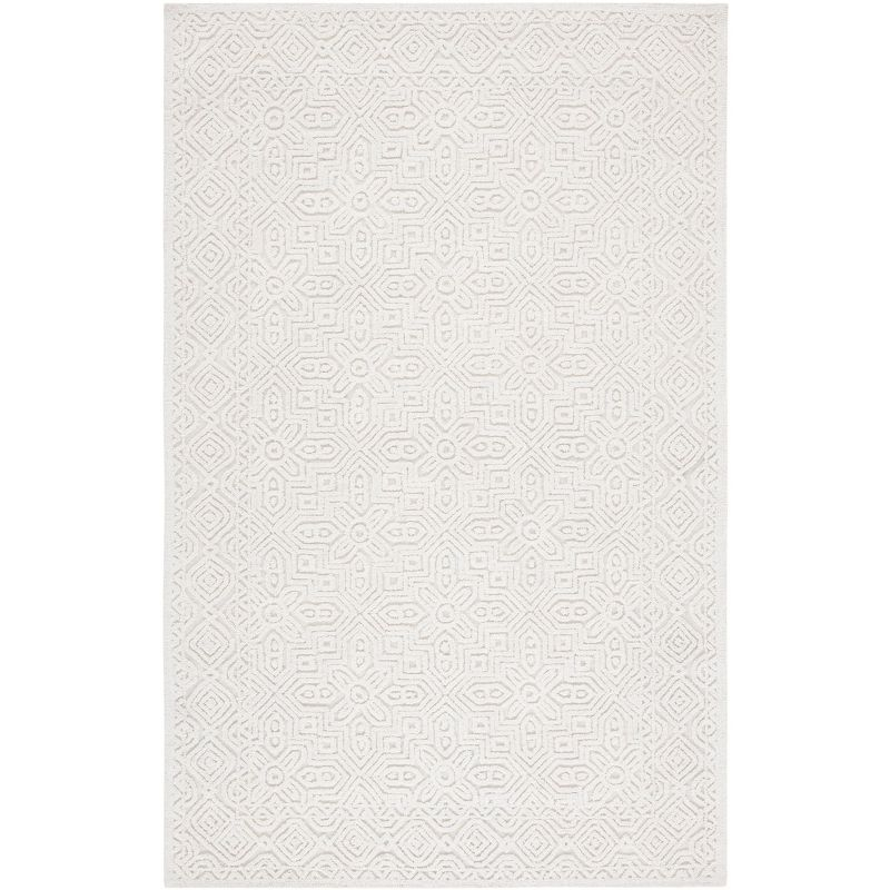 Textural TXT101 Hand Tufted Area Rug - Ivory - 8'x10' - Safavieh.