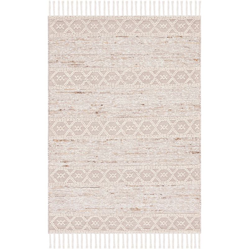 Natura NAT295 Hand Woven Indoor Accent Rug - Ivory/Beige - 3'x5' - Safavieh