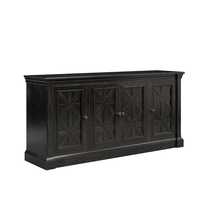 Kingston Traditional 70" TV Console: English Manor Style, No Assembly - Martin Furniture