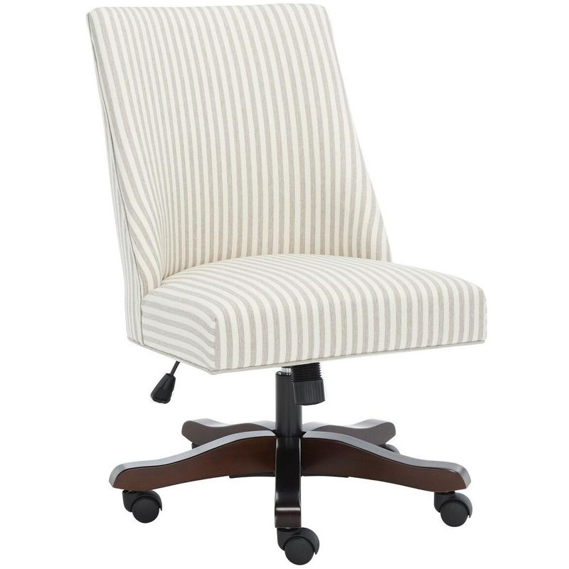 Scarlet Desk Chair - Beige Stripe - Safavieh