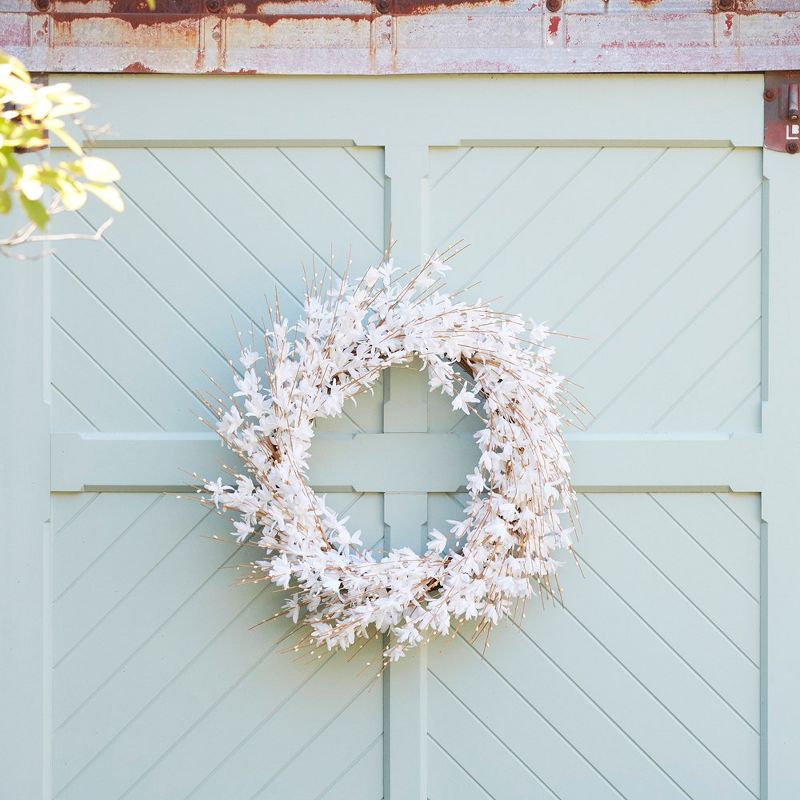 Melrose Blossom Floral Wreath 25"D
