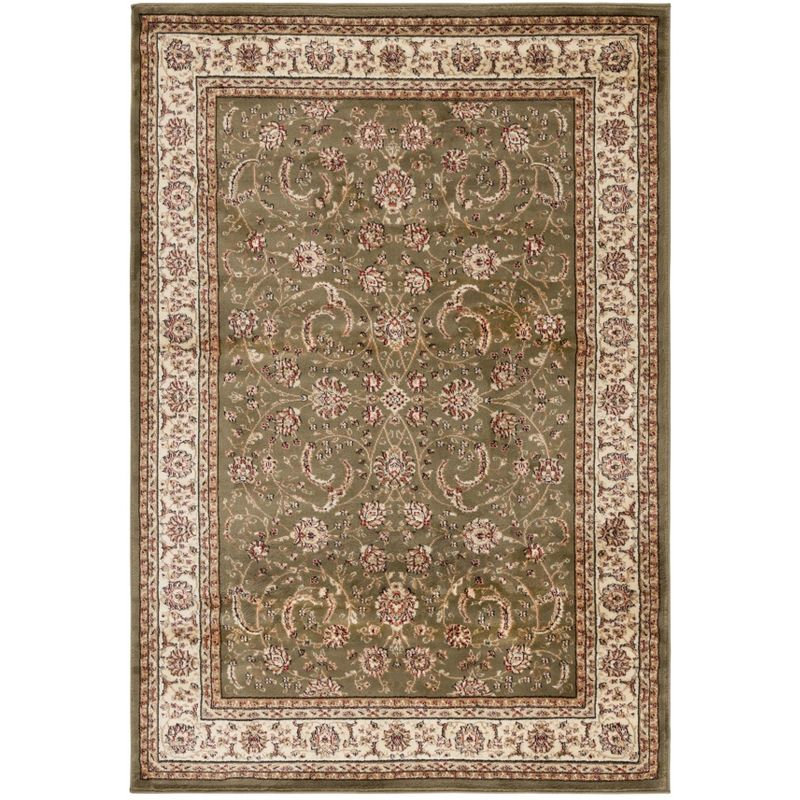 Lyndhurst LNH219 Power Loomed Area Rug - Sage/Ivory - 9'x12' - Safavieh