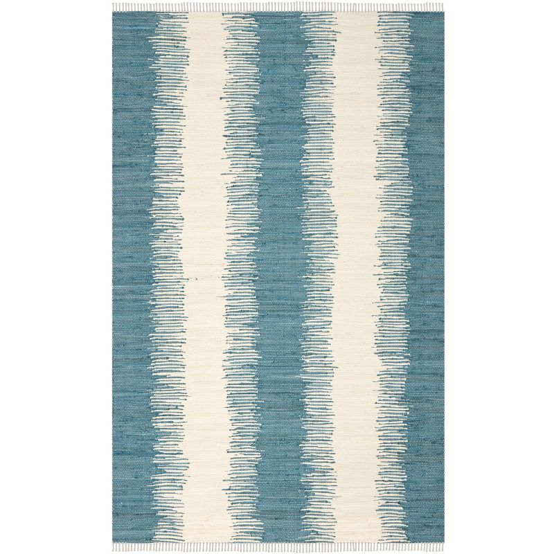 Montauk MTK751 Hand Woven Indoor Area Rug - Blue - 5'x8' - Safavieh