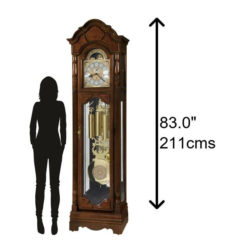 Howard Miller® Wilford 83'' H Solid + Manufactured Wood Grandfather Clock