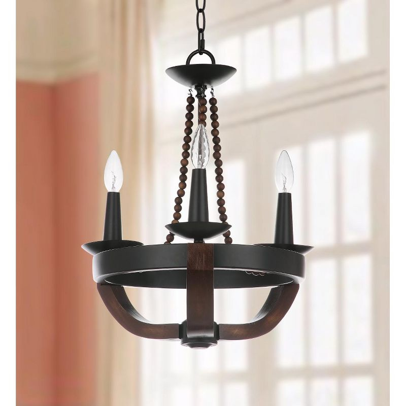 Lucero Chandelier - LIT4392 - Black - Safavieh