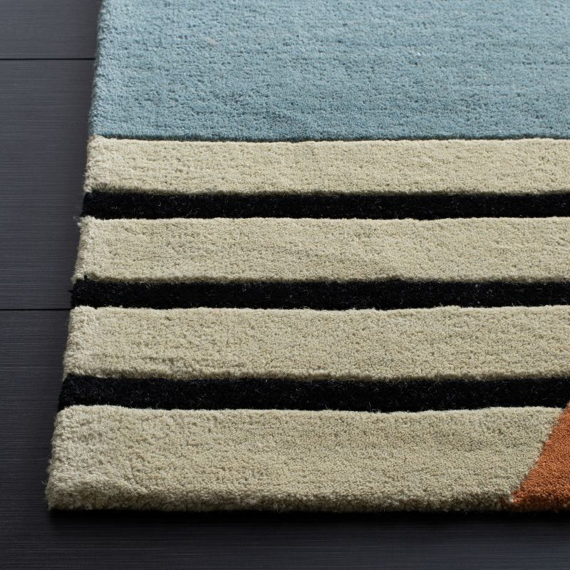 Rodeo Drive RD863 Hand Tufted Indoor Area Rug - 7'6"x9'6" - Gold - Safavieh