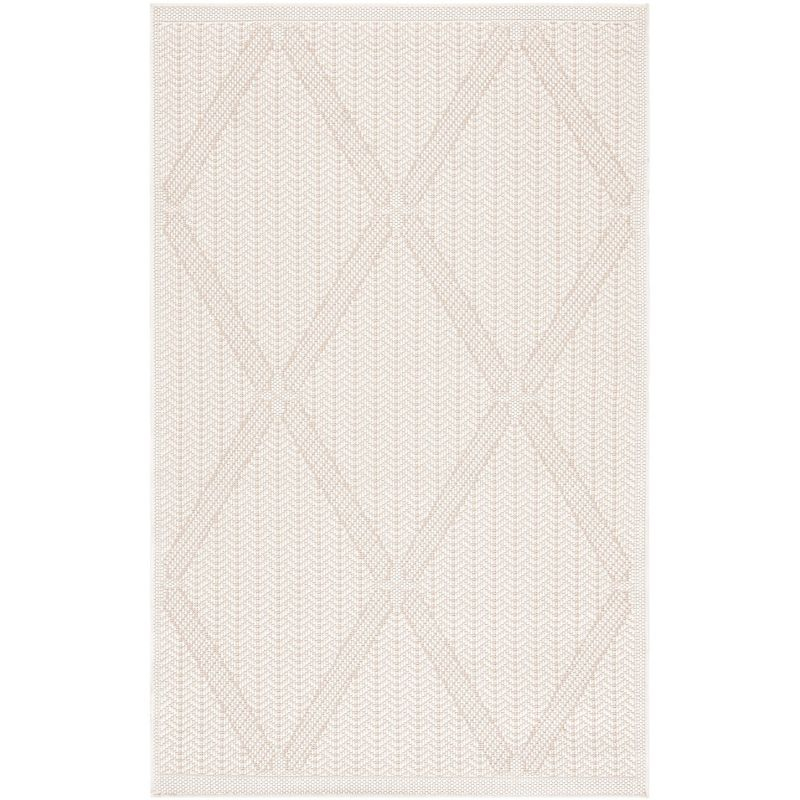 Bermuda BMU811 Power Loomed Indoor/Outdoor Area Rug - Cream/Beige - 3'x5' - Safavieh..