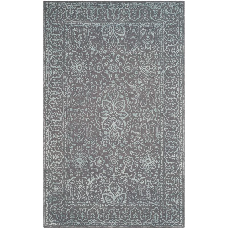 Glamour GLM516 Hand Tufted Area Rug - Opal/Grey - 5'x8' - Safavieh.