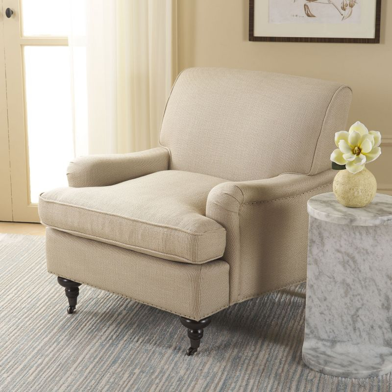 Chloe Club Chair - MCR4571 - Antique Gold - Safavieh