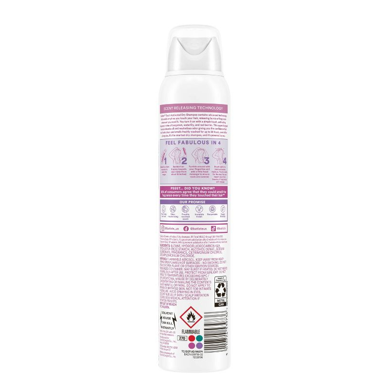 Batiste Touch Activated Dry Shampoo - 3.81oz