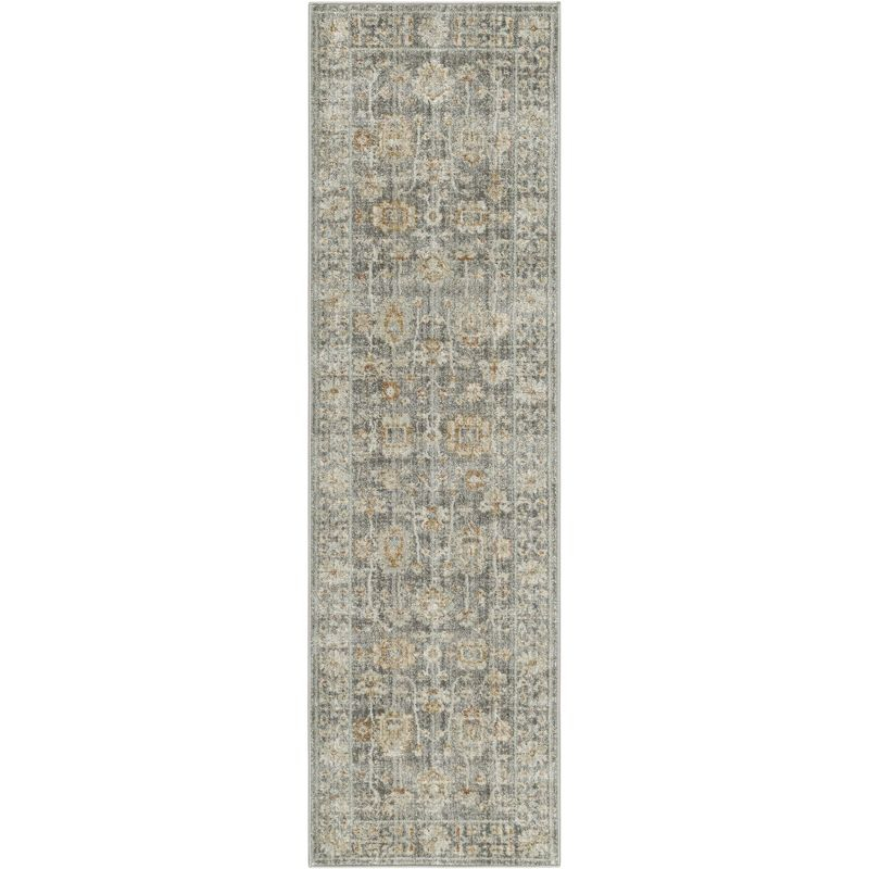 Nourison Traditional Home Vintage Indoor Area Rug Grey 2'3" x 8'