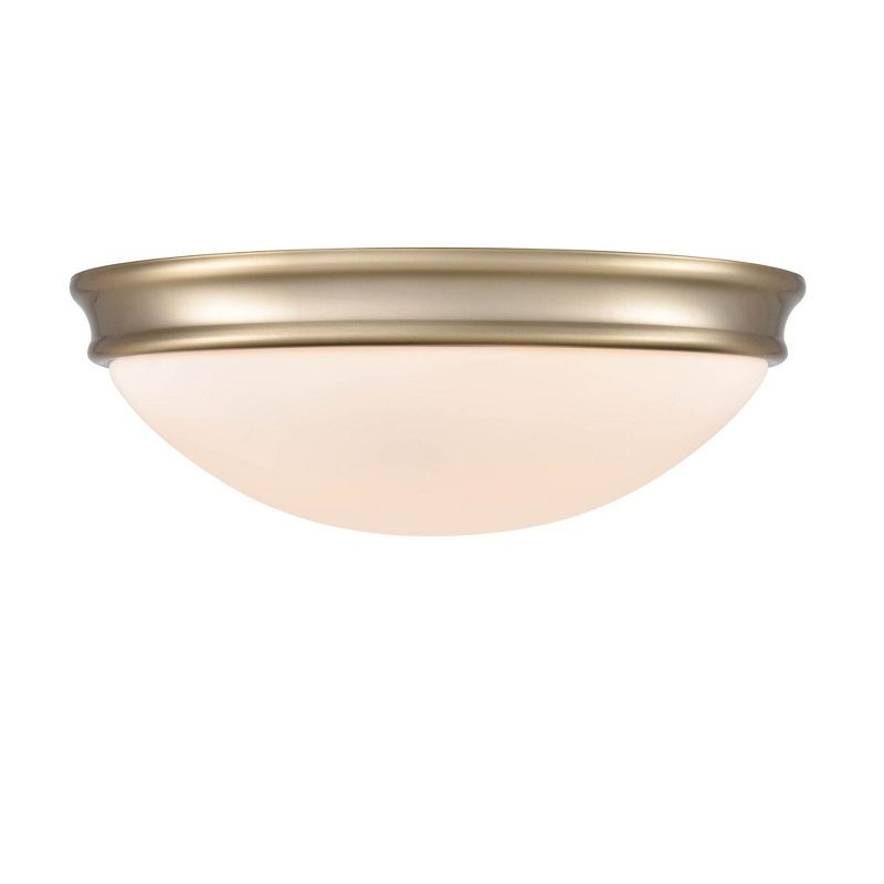 Millennium Lighting 3 - Light Flush Mount in  Modern Gold