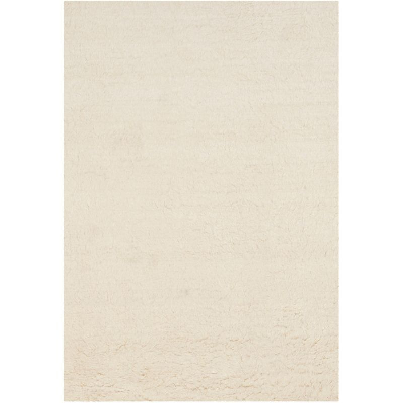 Flokati FLK150 Hand Tufted Indoor Area Rug - Ivory - 4'x6' - Safavieh